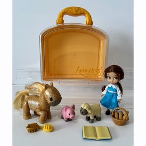 Disney Animators’ Collection Beauty & The Beast Glitter Playset INCOMPLETE